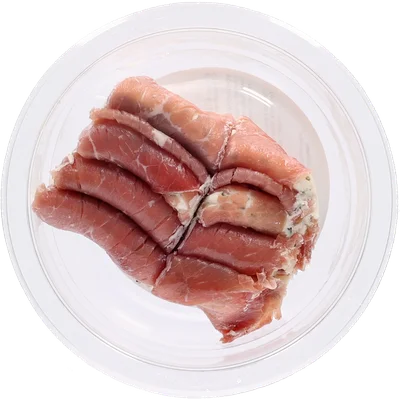 Bits & Bites Carpacciorolletjes met pestoroomkaas