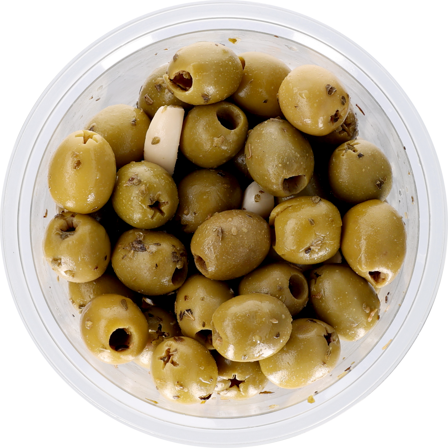 Bits & Bites Olijven knoflook groen