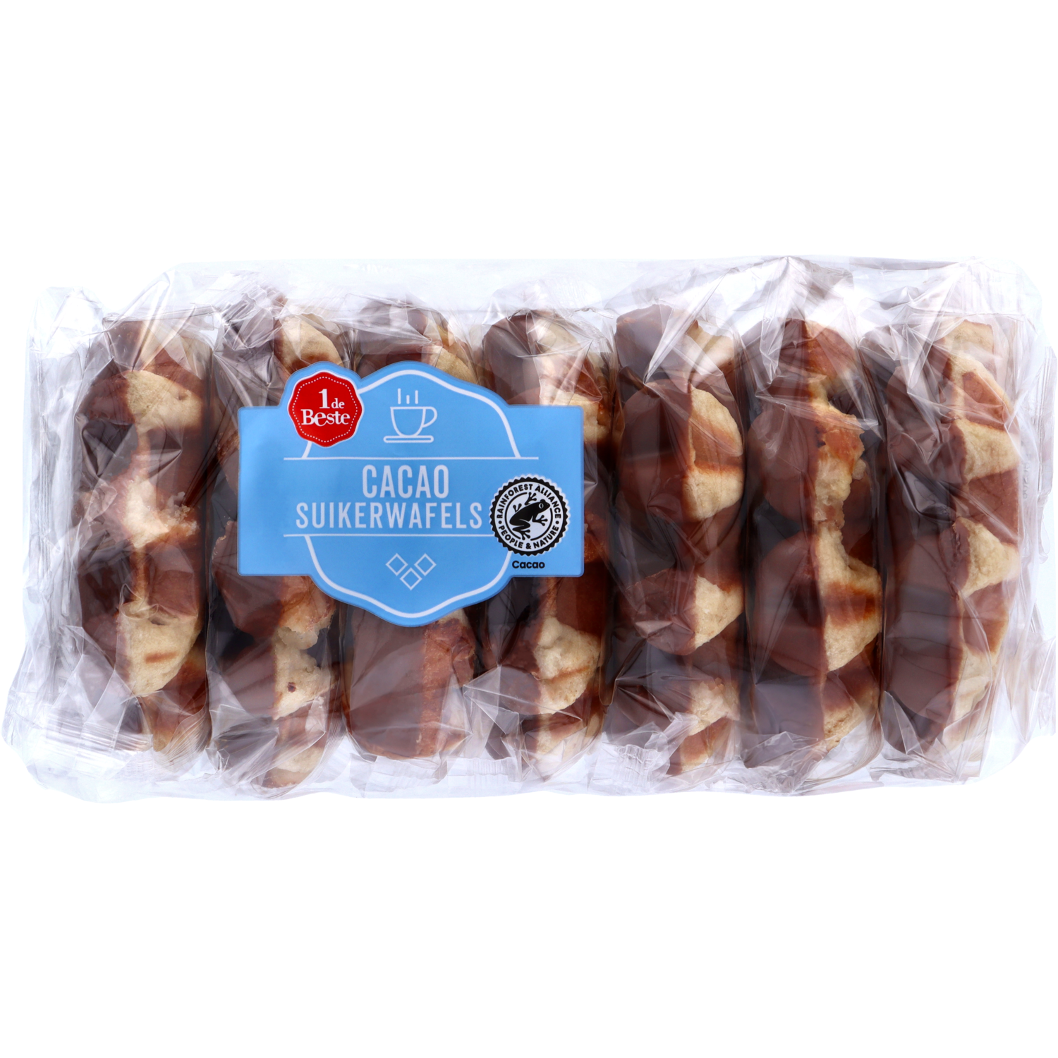 1 de Beste Cacao suikerwafels 7 stuks