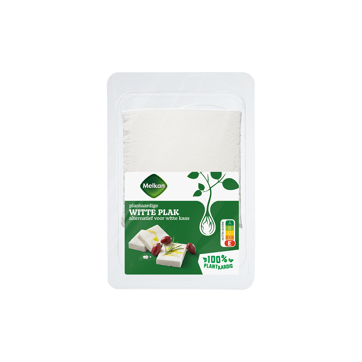 Melkan Plantaardige plak wit