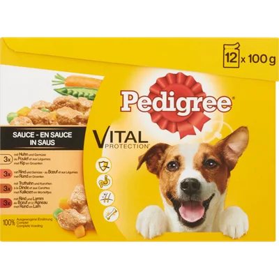 Pedigree Hondenvoer adult fav. pouch 12st