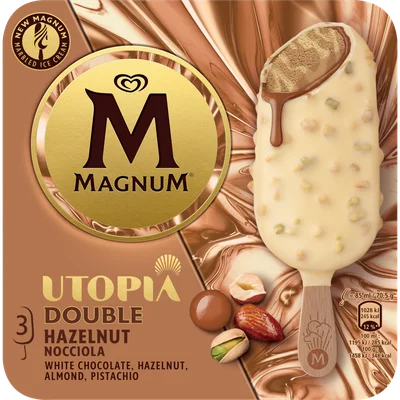 Ola Double hazelnut sticks 3 stuks