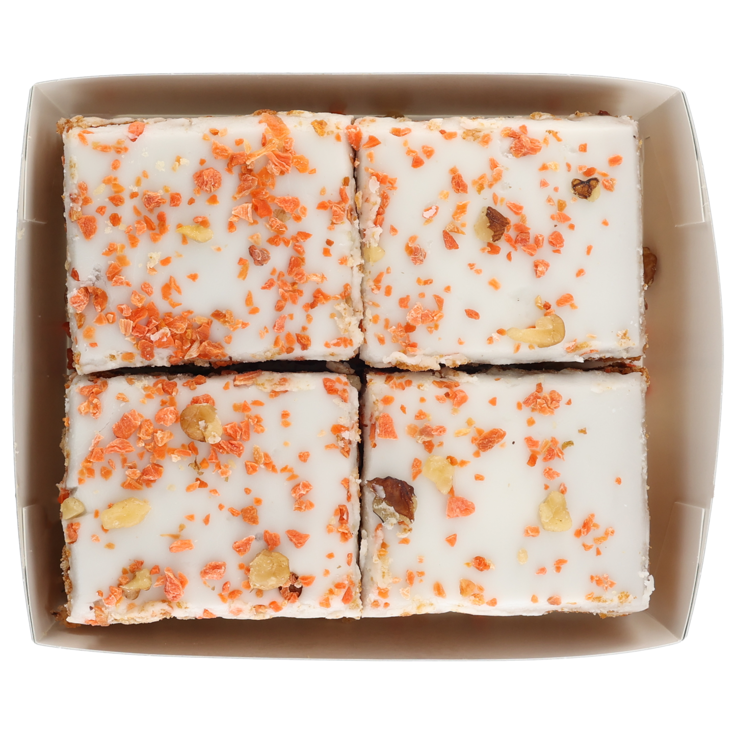 Vers plaatcake carrot