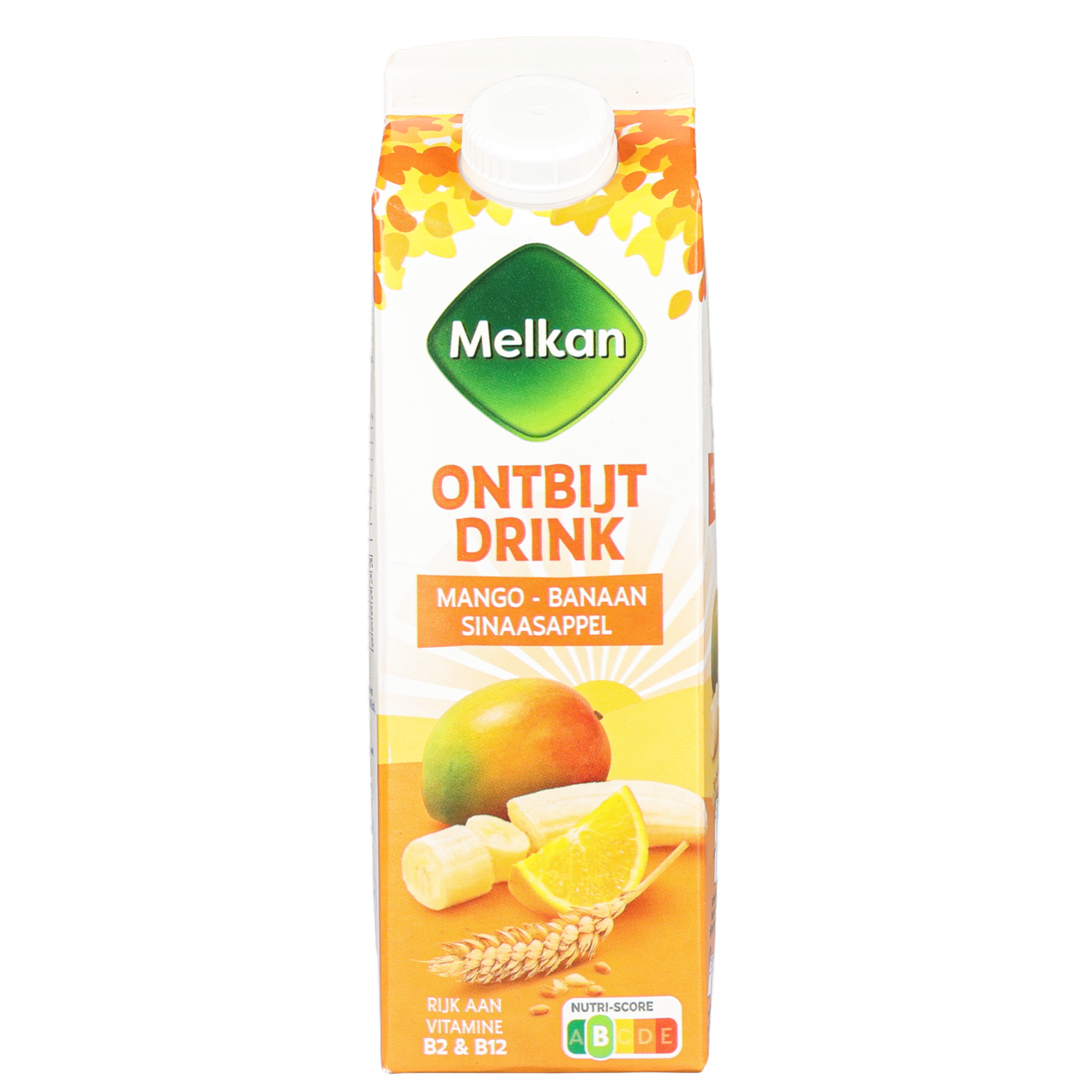 Melkan Ontbijtdrink sinaasappel-mango-banaan