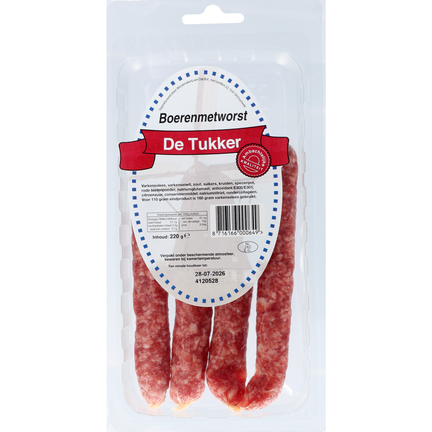 De Tukker Boerenmetworst