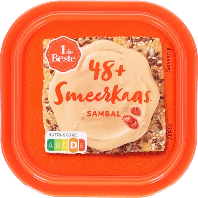1 de Beste Smeerkaas sambal 48+