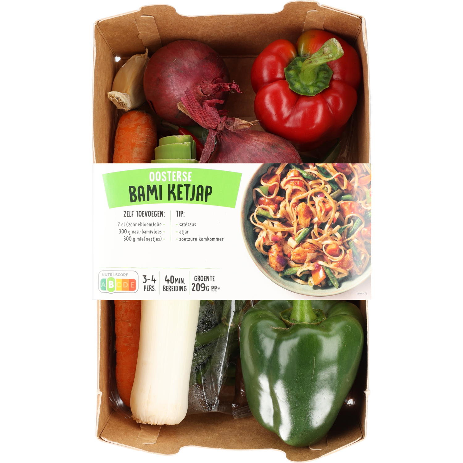 Verspakket bami ketjap