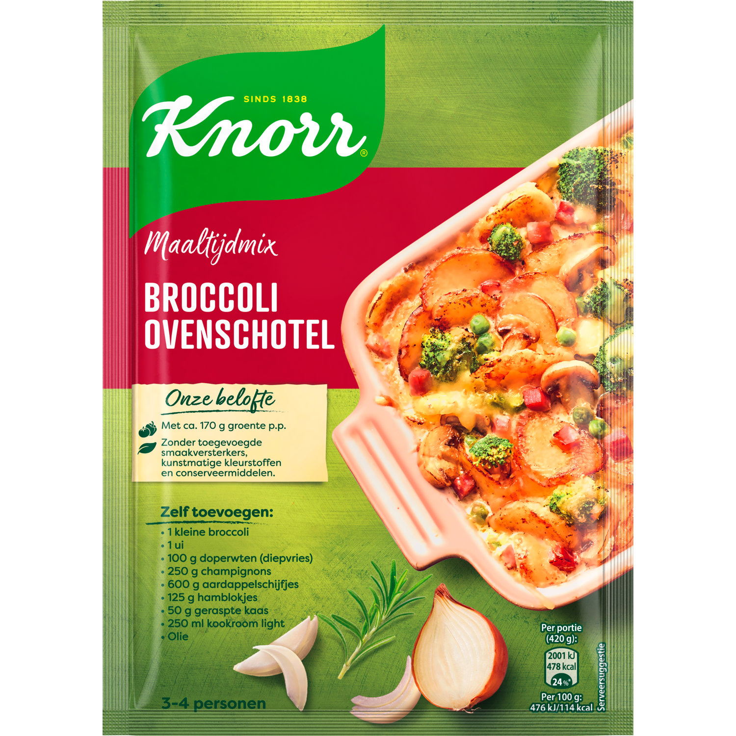 Knorr Mix voor ovenschotel broccoli