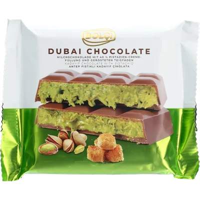 Bolci Dubai chocoladereep pistachio kadayif