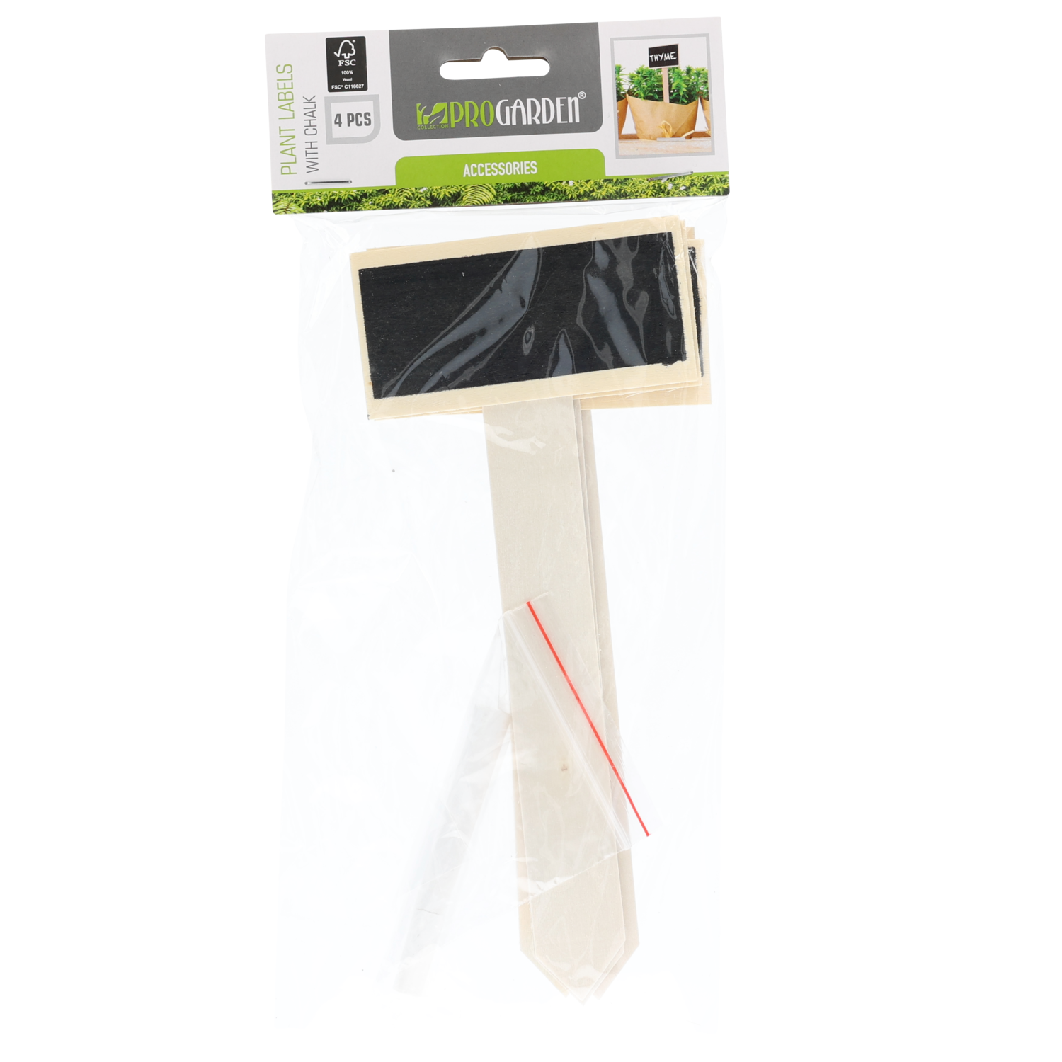 Plantenlabel 21cm 4-delig