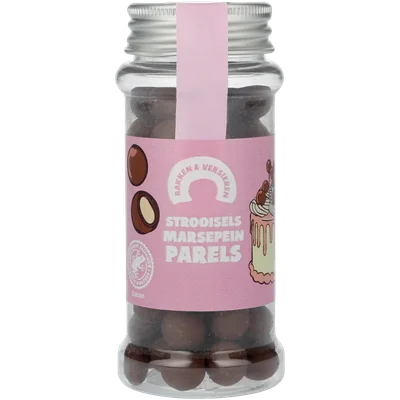 Bakken & Versieren Marsepein parels melk chocolade
