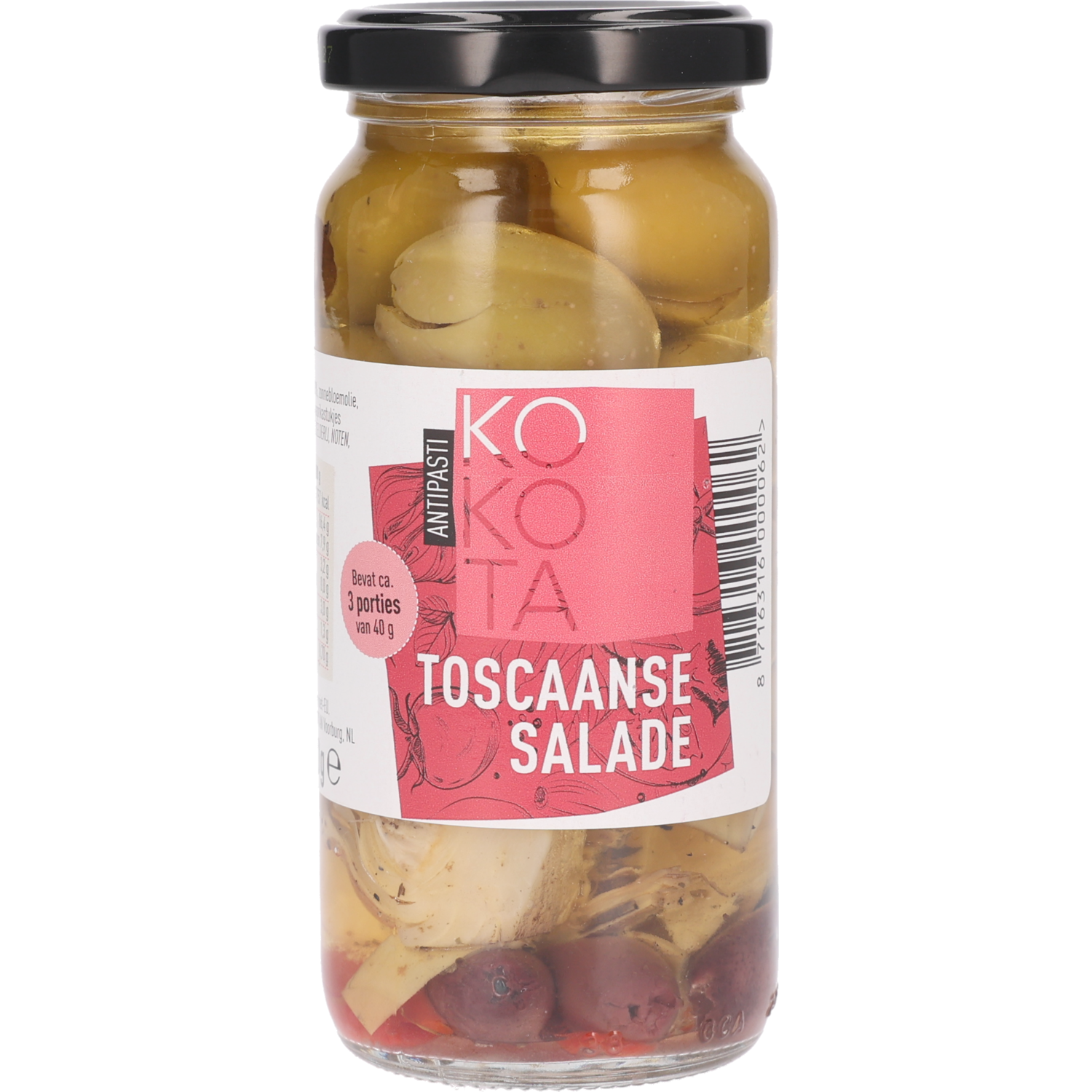 Kokota Toscaanse mix met artisjok en olijf