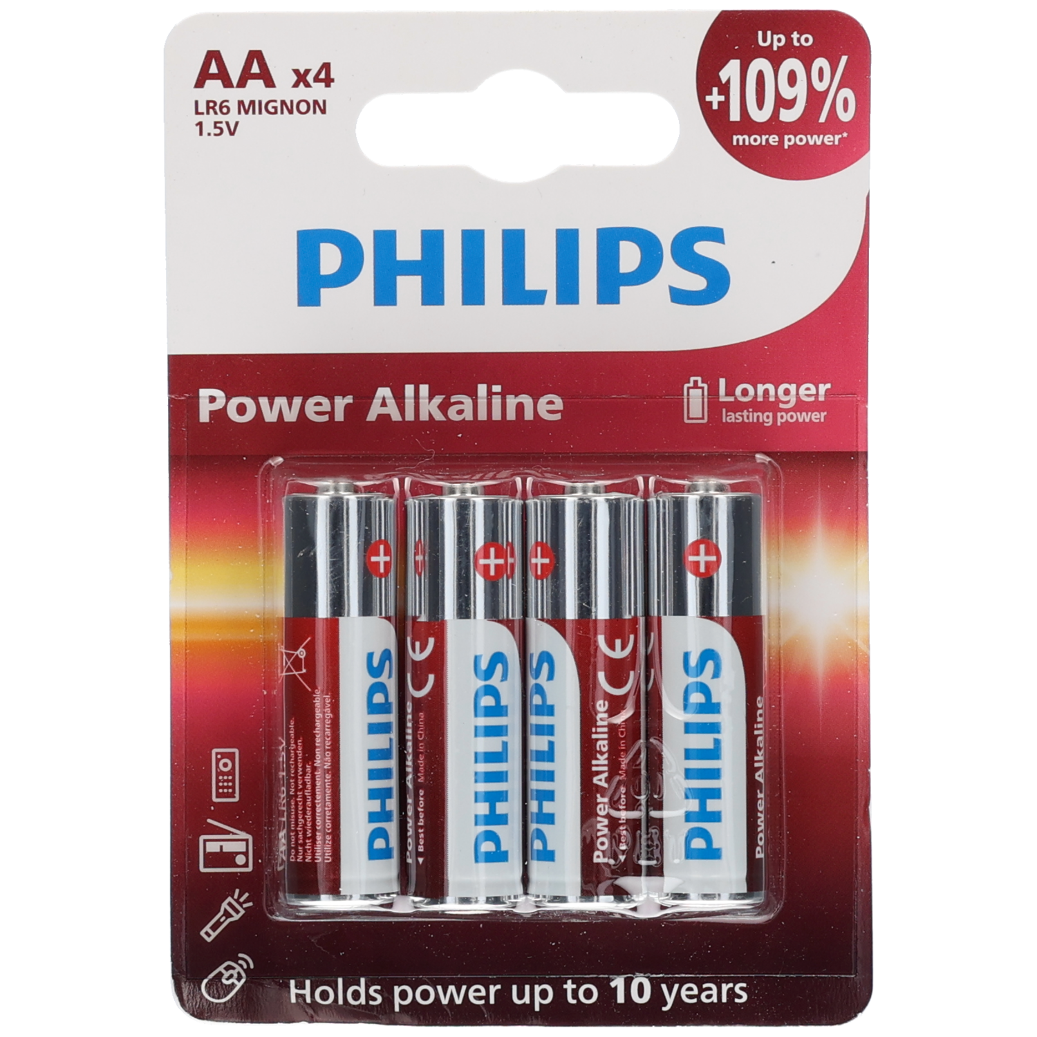 Philips Power alkaline batterijen AA