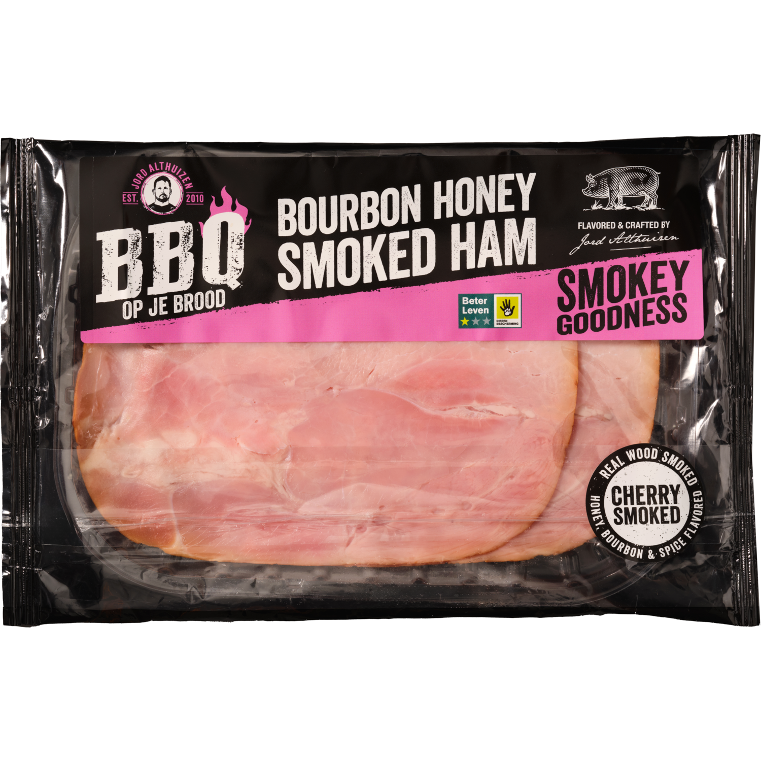 Smokey Goodness Bourbon honey smoked ham