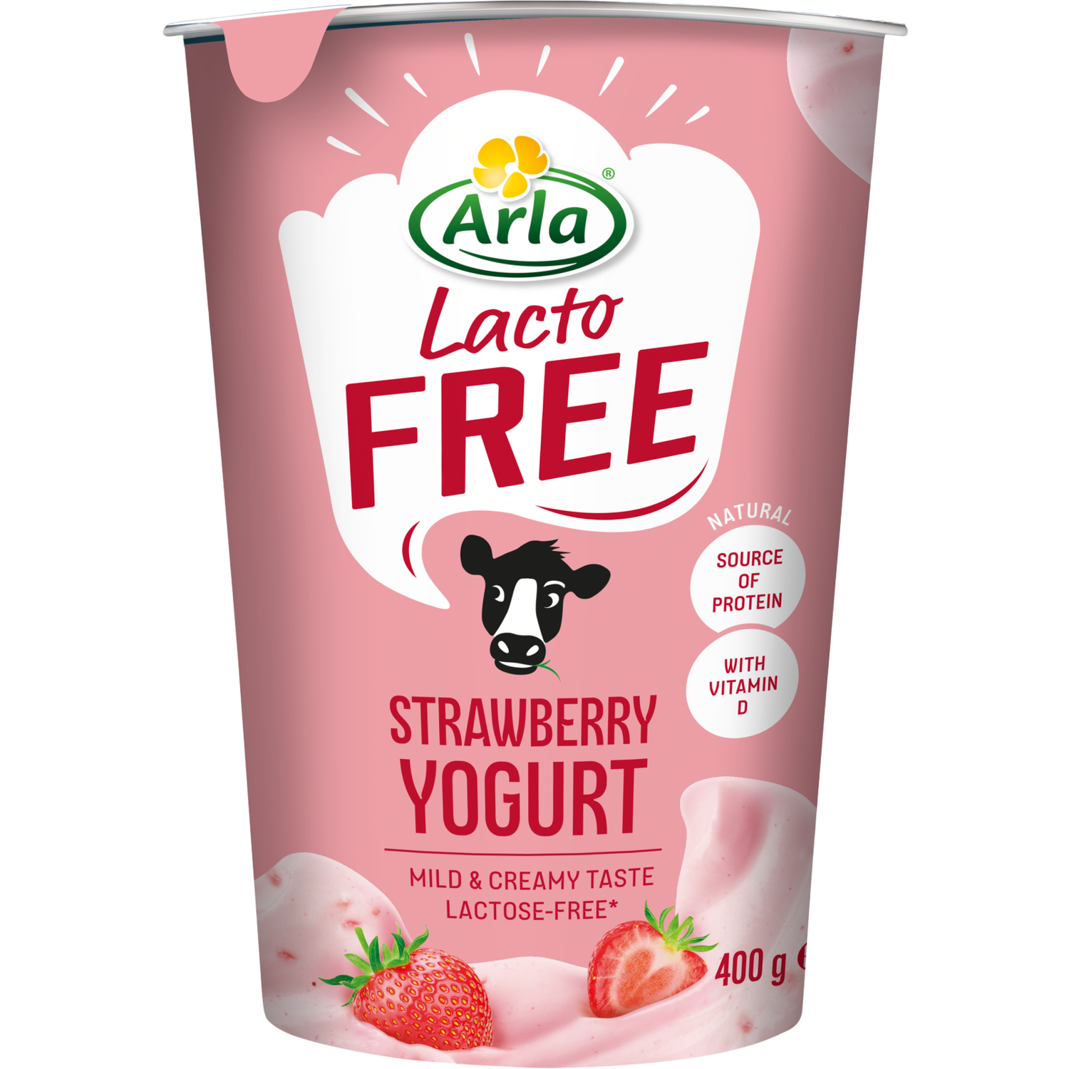 Arla Lactofree yoghurt aardbei