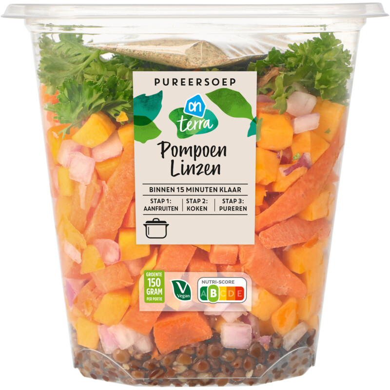 AH Terra Pureersoep pompoen linzen