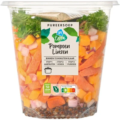 AH Terra Pureersoep pompoen linzen