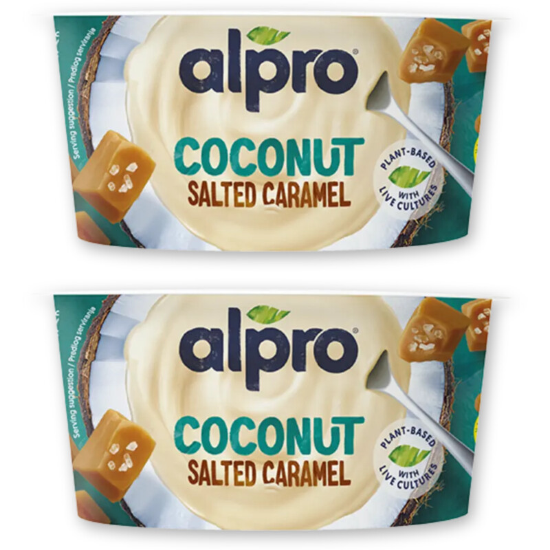 Alpro Dessert kokos gezouten karamel 2-pack
