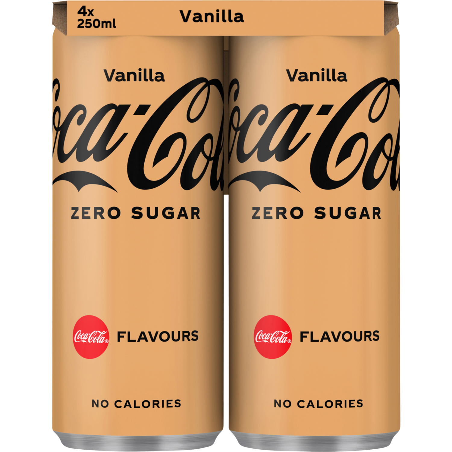 Coca-Cola Zero sugar vanilla 4-pack