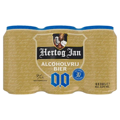 Hertog Jan 0.0 Alcoholvrij bier 6-pack