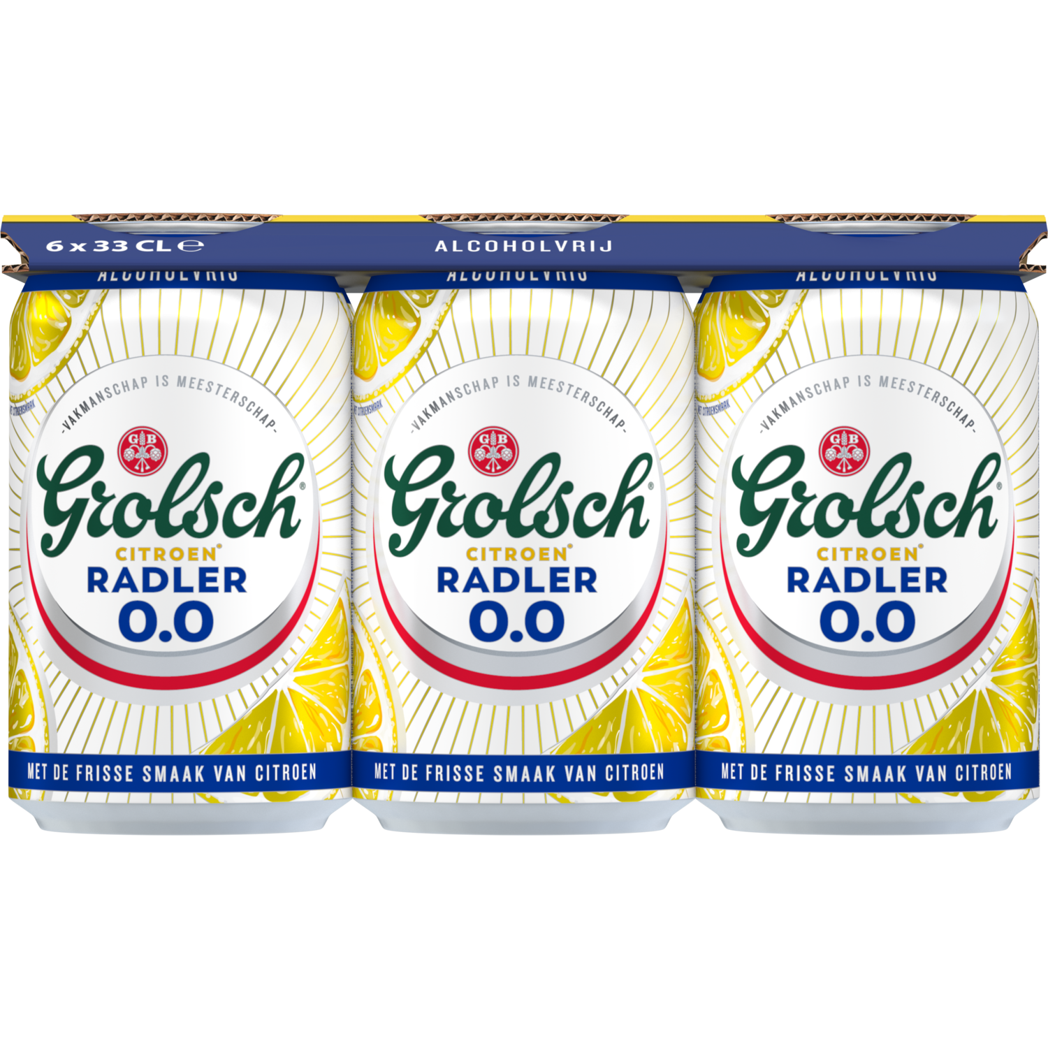 Grolsch Radler citroen alcoholvrij 0.0% 6-pack