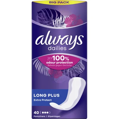 Always Dailies long plus inlegkruisjes big pack