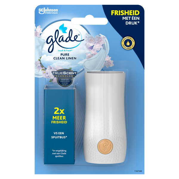 Glade Touch & fresh houder pure clean linen