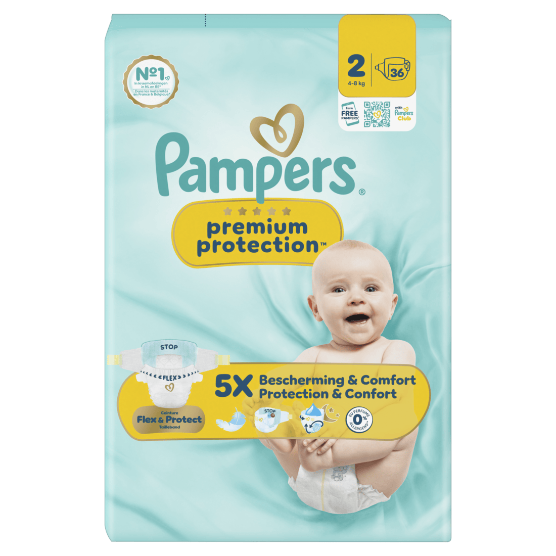 Pampers Premium protection luiers maat 2
