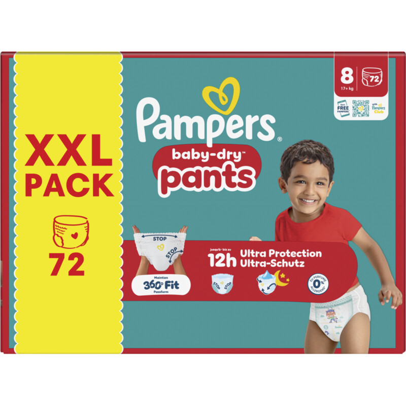 Pampers Baby-dry pants maat 8 XXL pack