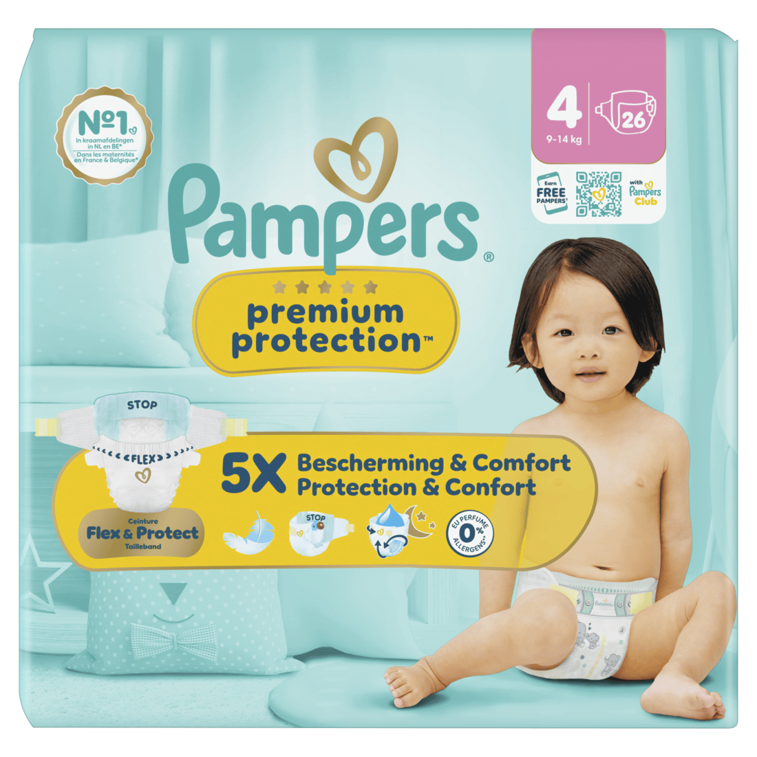 Pampers Premium protection luiers maat 4