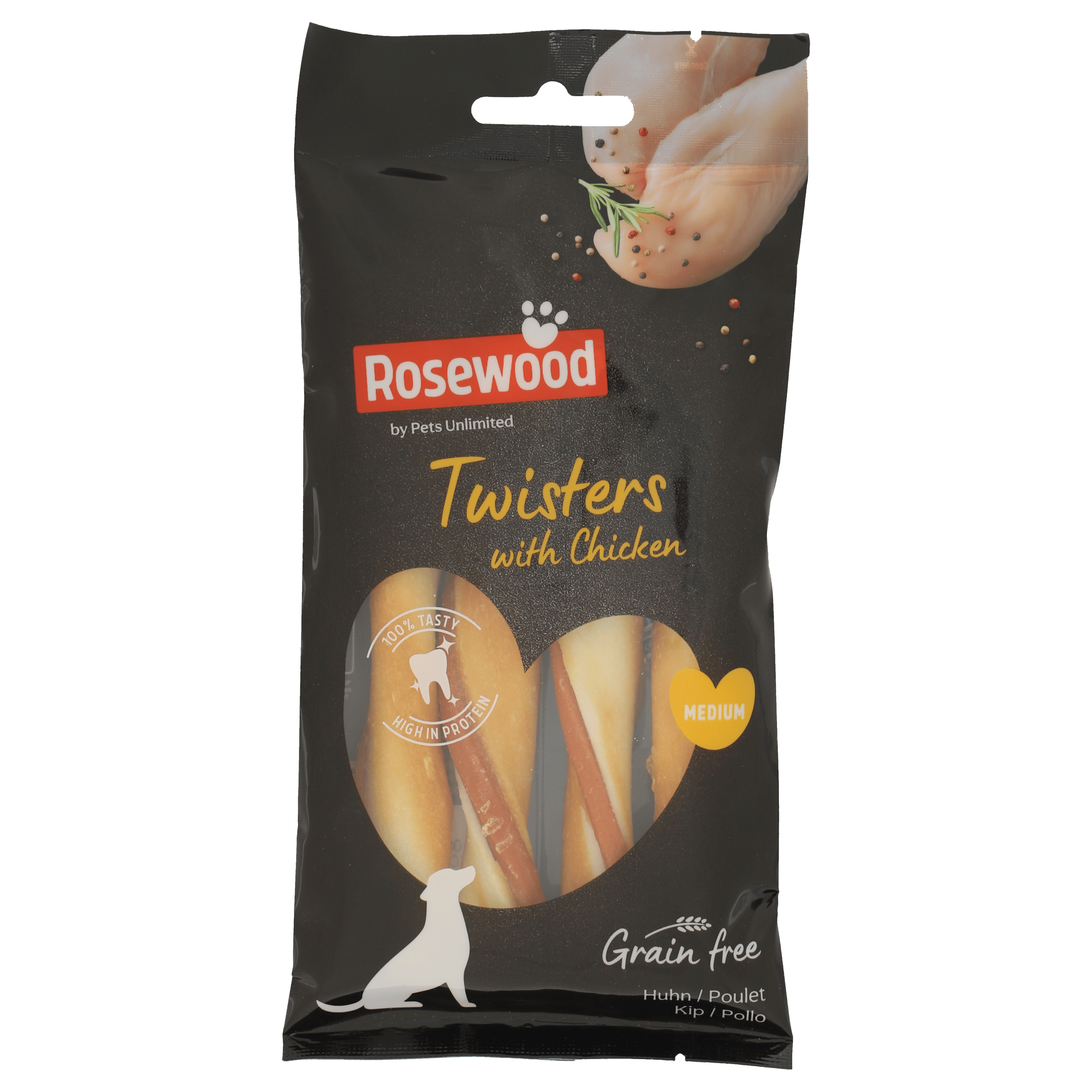 Rosewood Twister with chicken medium