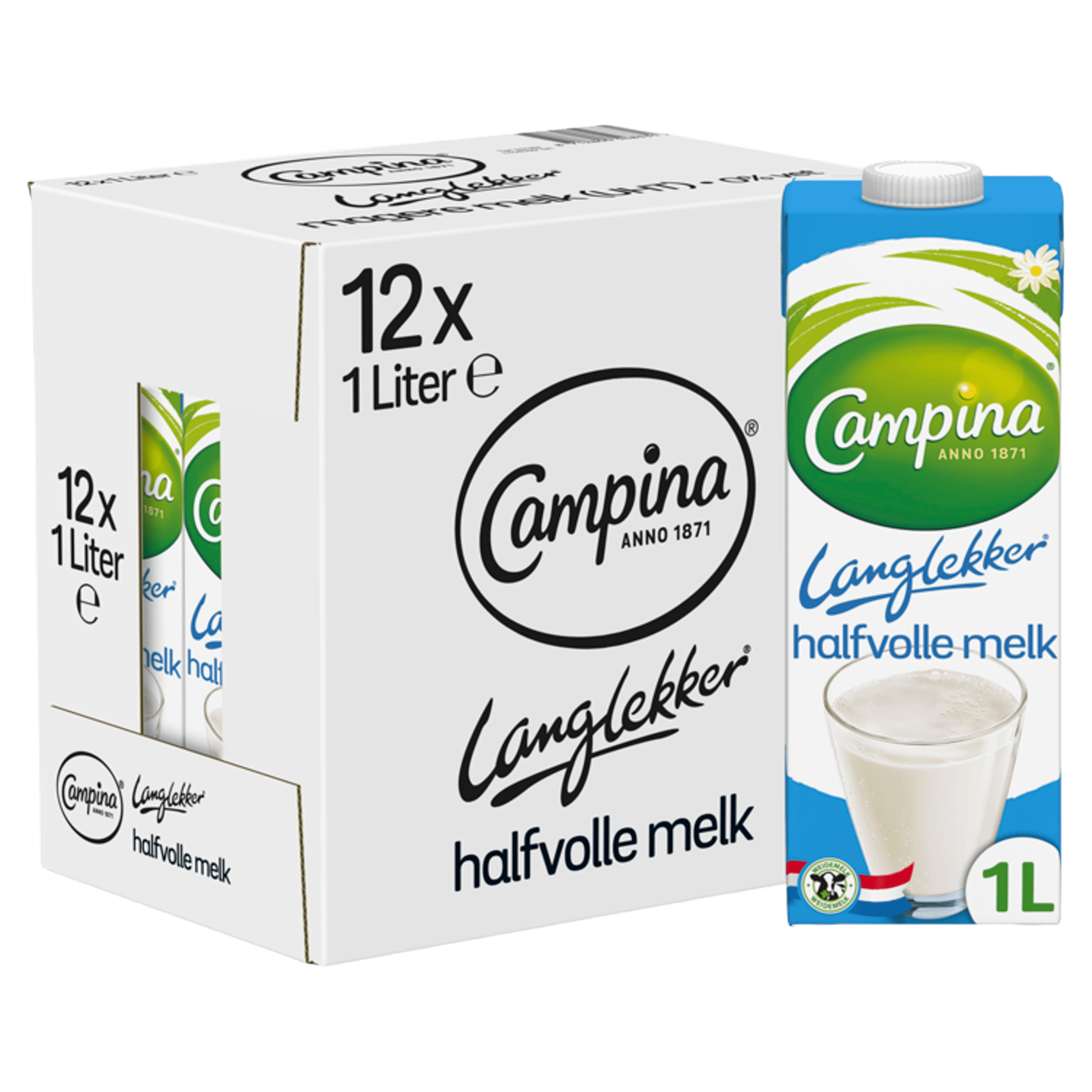 Campina Langlekker halfvolle melk