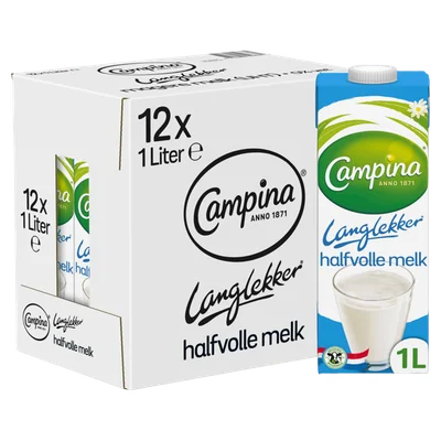 Campina Langlekker halfvolle melk