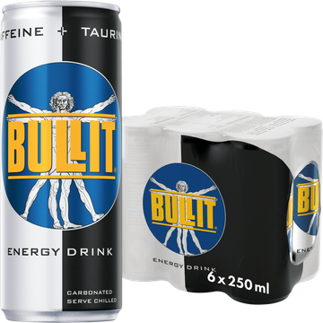Bullit Energy Drink 6 x 250 ml