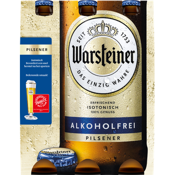 Warsteiner - Alcoholvrij <0.5% - Fles - 6 x 330ML