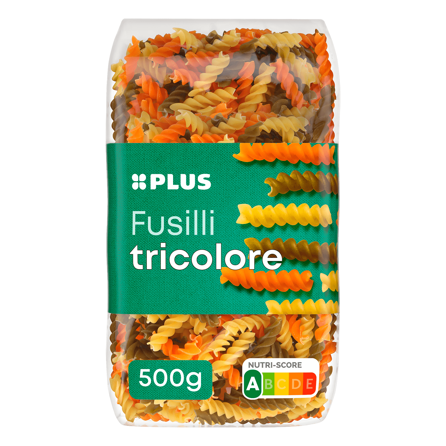 PLUS Fusilli tricolore