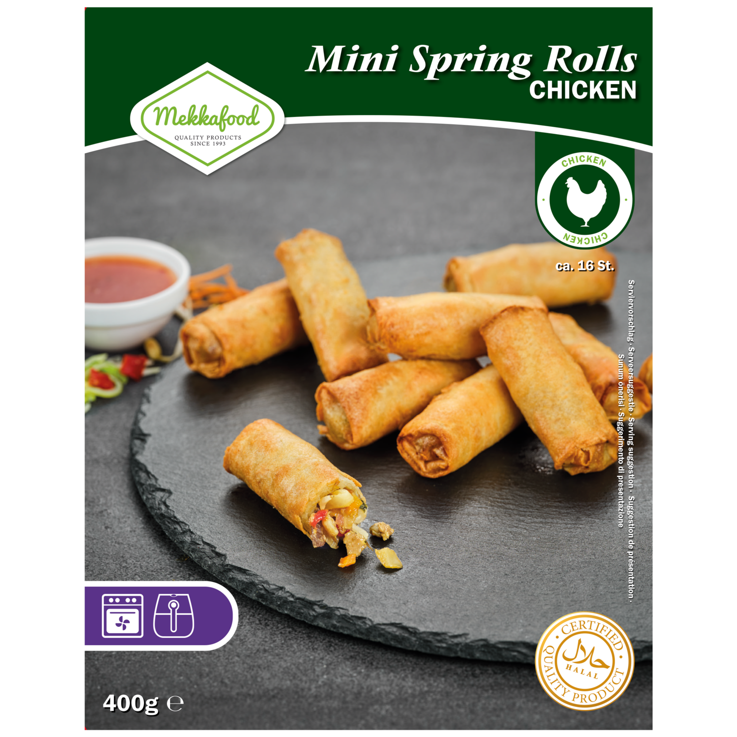 Mekkafood Spring rolls chicken