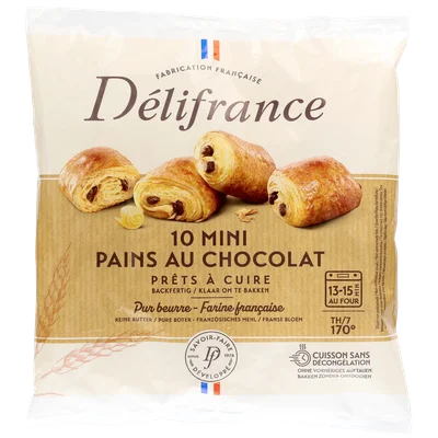 Délifrance Mini chocolade broodje 10 st.