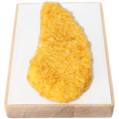 Visschnitzel krokant