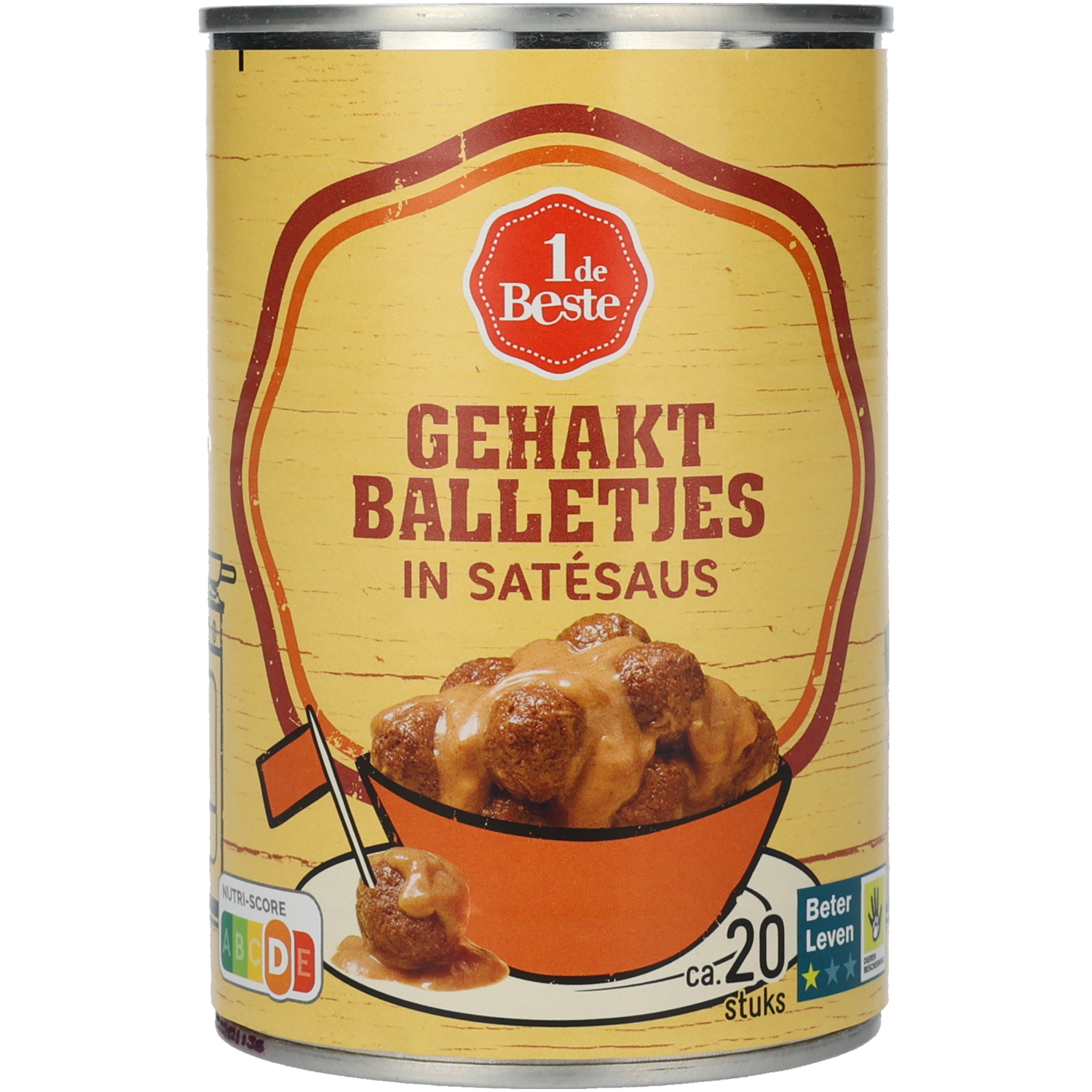 1 de Beste Gehaktballetjes in satesaus
