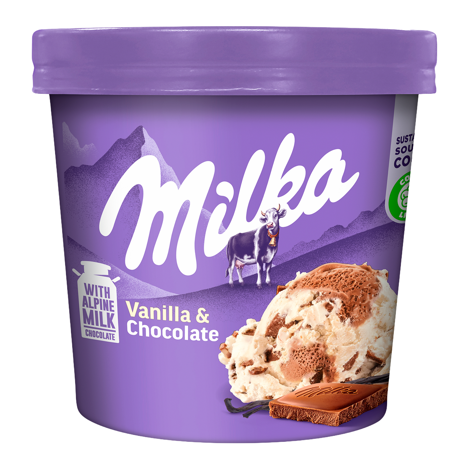 Milka Vanille chocolade pint