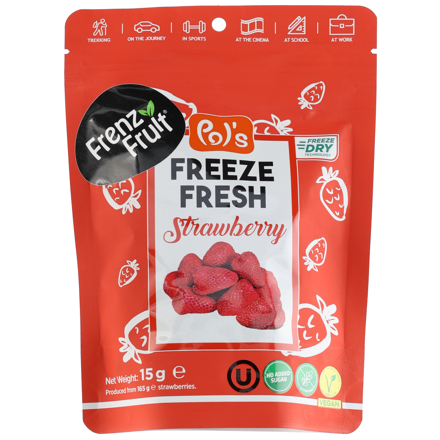 Frenzy Fruit Gevriesdroogde aardbei