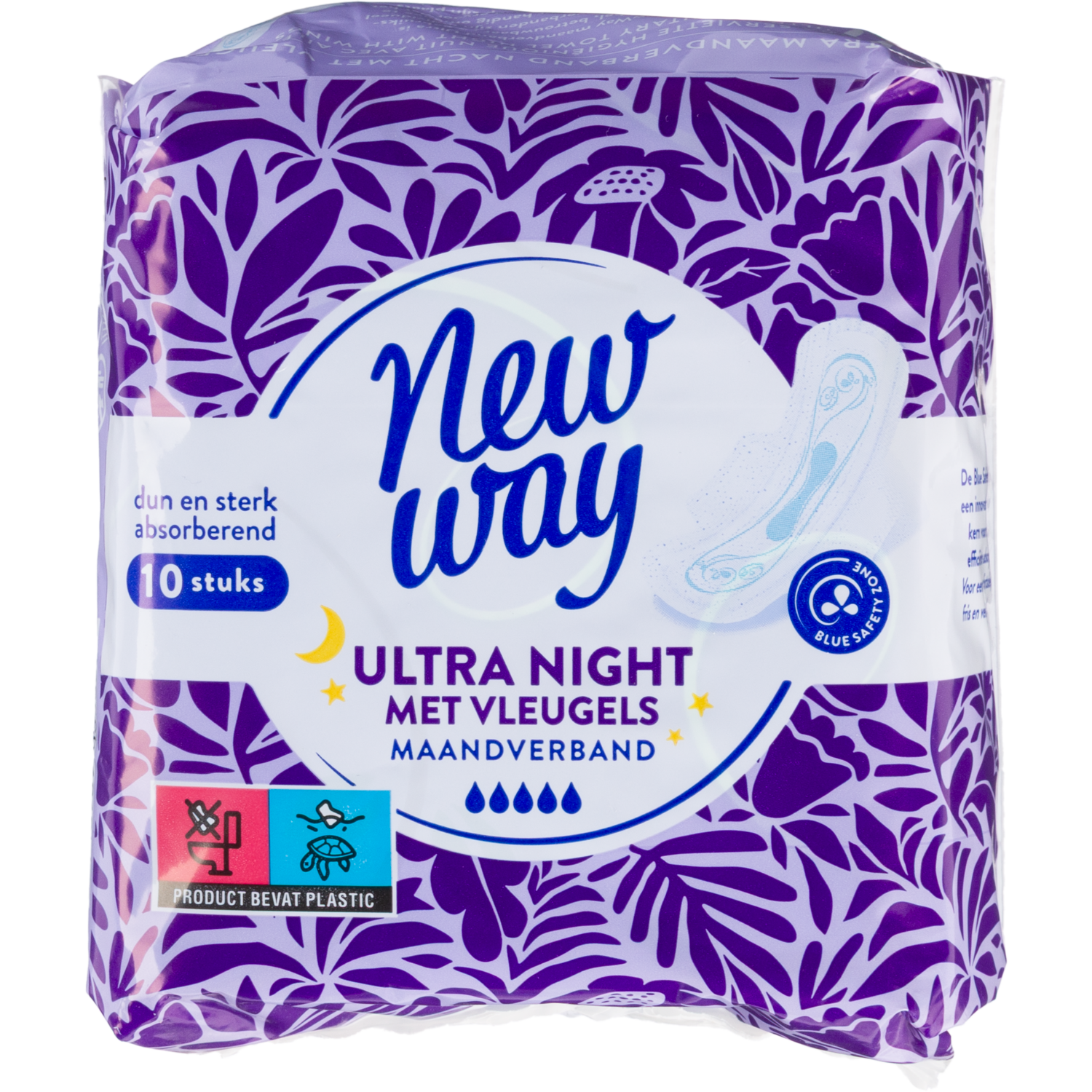 New Way Maandverband ultra nacht met vleugels