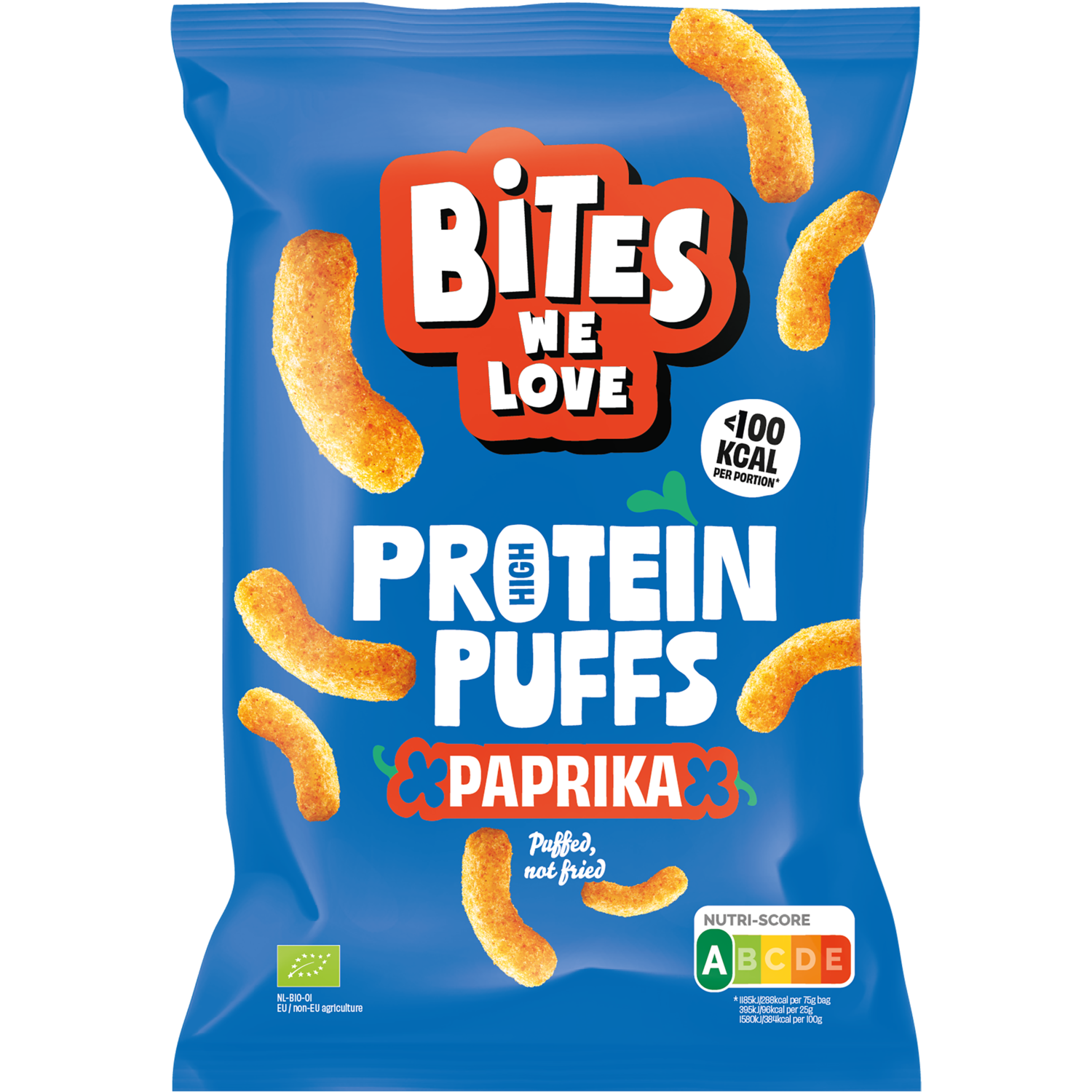 BitesWeLove Protein puffs paprika