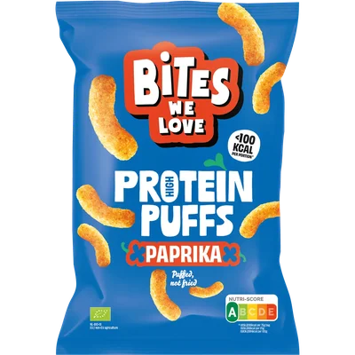 BitesWeLove Protein puffs paprika