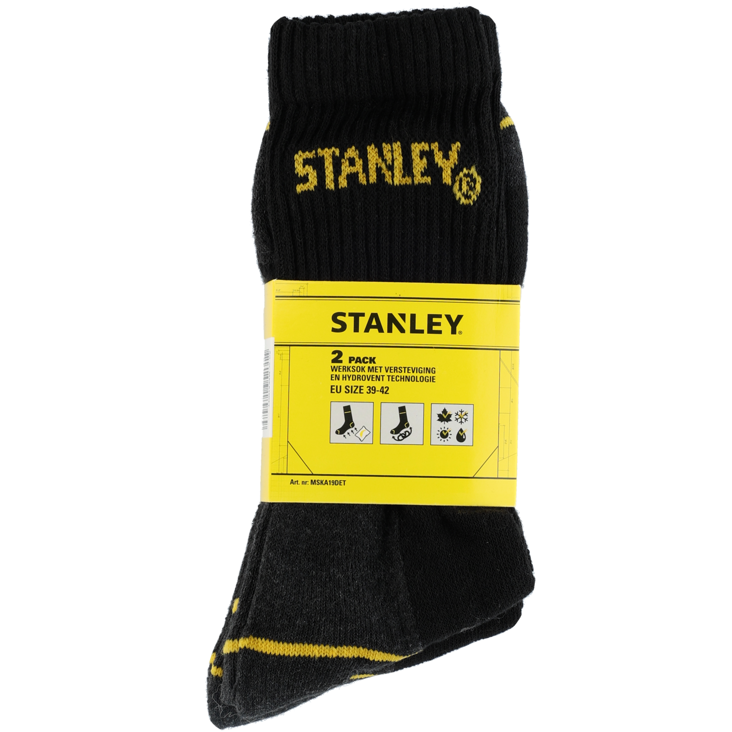 Stanley werksokken 2 st. mt39-46