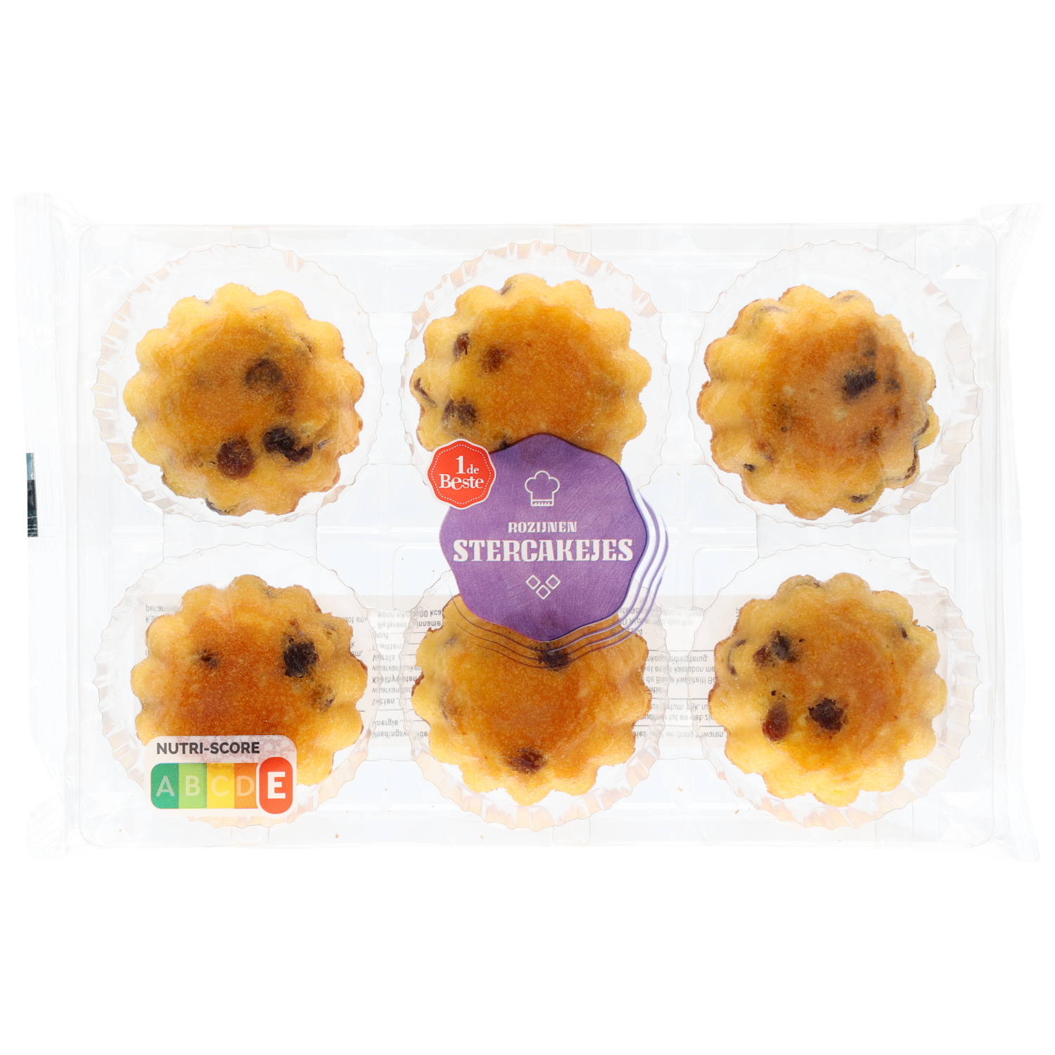 1 de Beste Stercakejes rozijnen 6 stuks