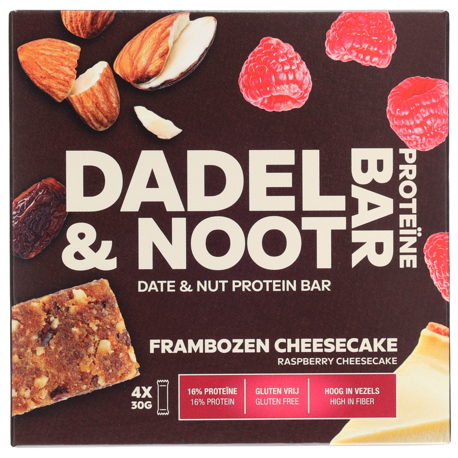 Dadel & Noot Raspberry cheesecake 4 st.
