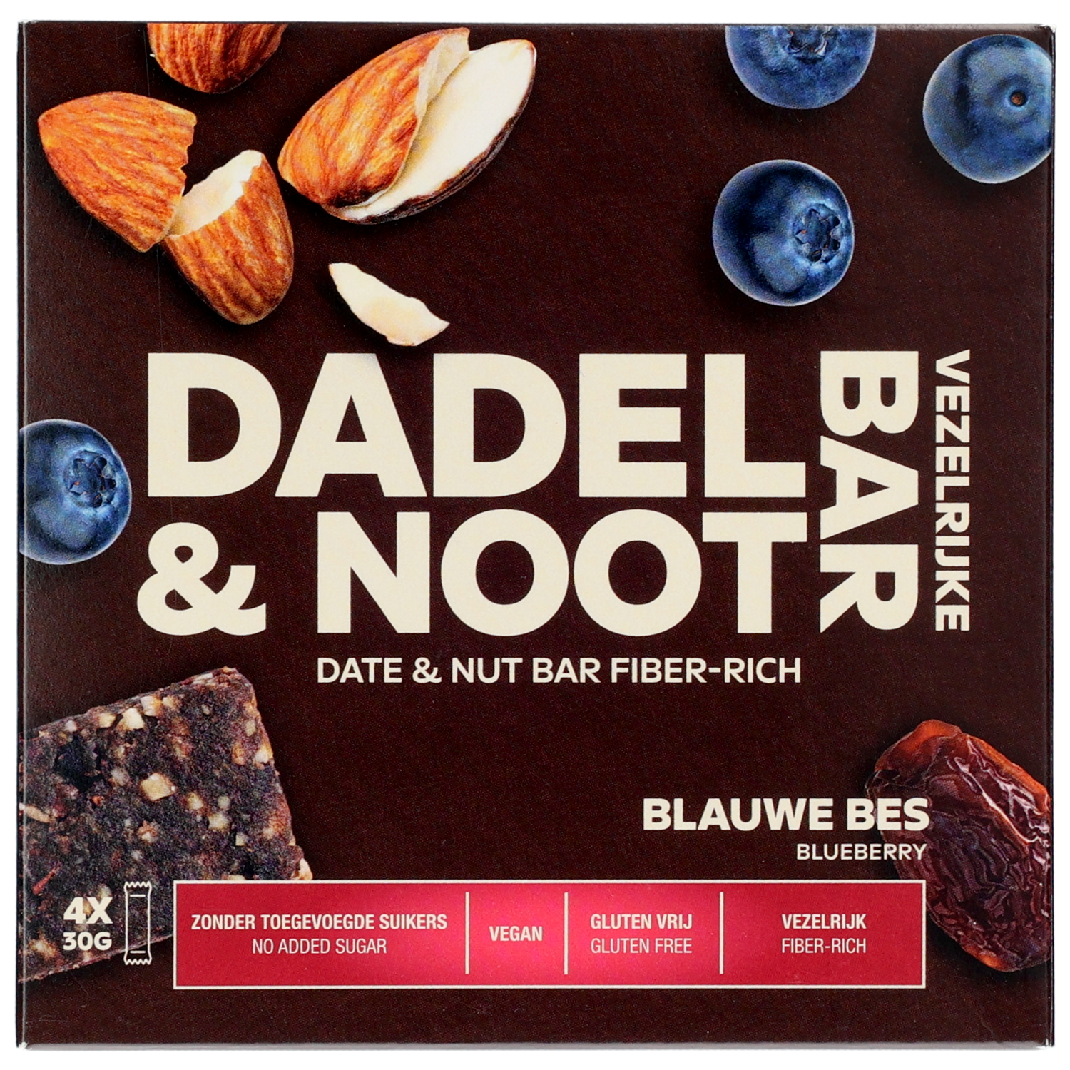 Dadel & Noot Blueberry 4 st.