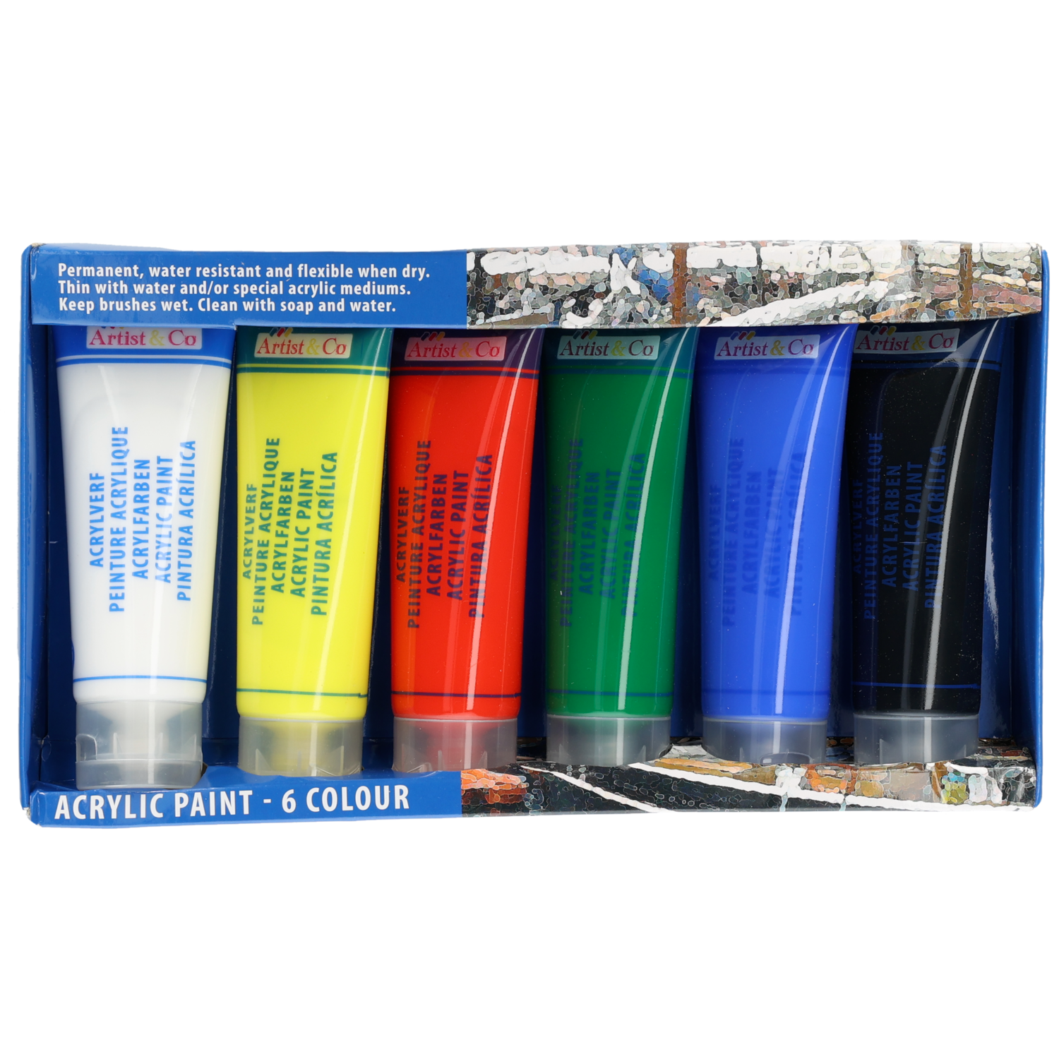 Acrylverf 6x75ml